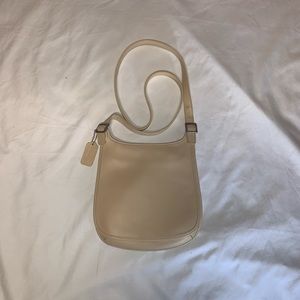 Coach tan crossbody bag